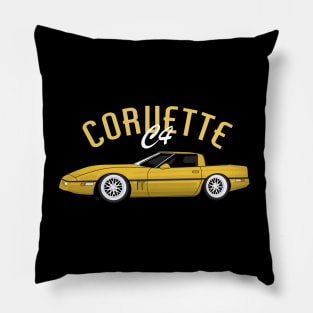 Corvette C4 Sport Car Pillow