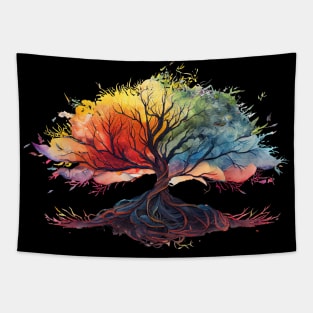 Tree of life watercolors Tapestry