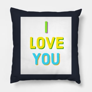 I Love You Pillow