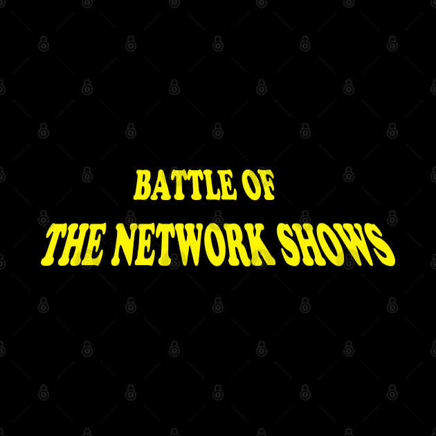 Battle of the Network Shows Logo Yellow by Battle of the Network Shows