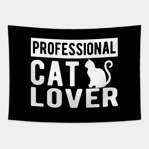 Professional cat lover Tapestry by KC Happy Shop