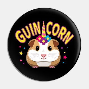 Cute Guinicorn (Guinea Pig Unicorn Hybrid) Pin