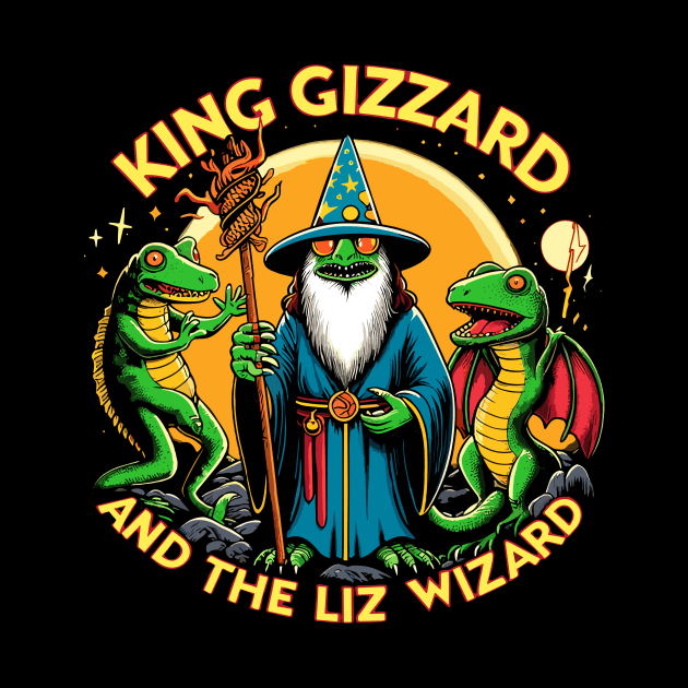 king gizzard and the lizard wizard by Rizstor