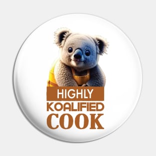 Just a Highly Koalified Cook Koala 3 Pin