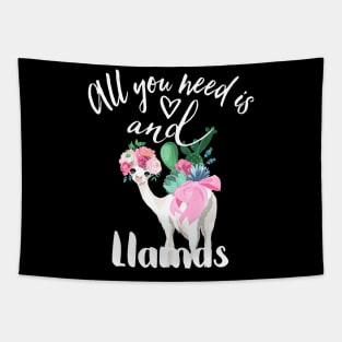 All you need is love and LLAMAS Tapestry