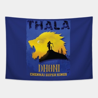 Dhoni | Chennai Super Kings Fan | Thala | Indian Cricket Jersey Tapestry