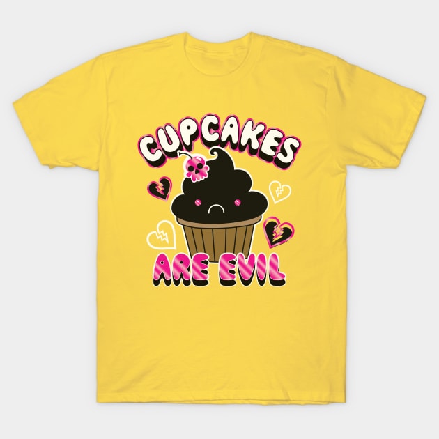 cupcakes evil - Cupcake - Sticker