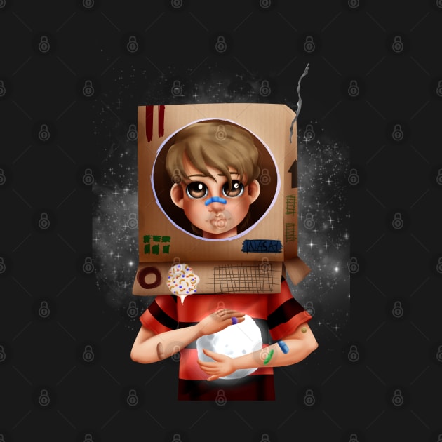 The Little Astronaut by piefanart