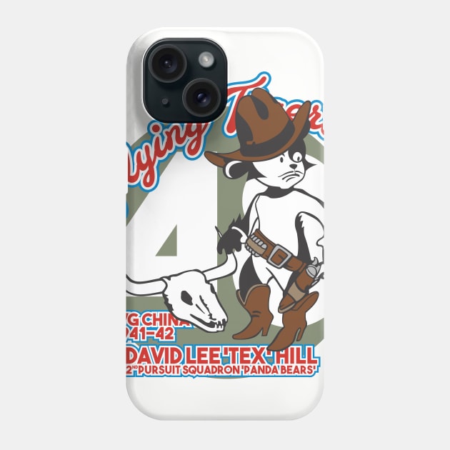 David Lee 'Tex' Hill - 48 - Flying Tigers Phone Case by MBK