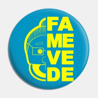 Nonna Maria / FA ME VE DE / Yellow Design Pin