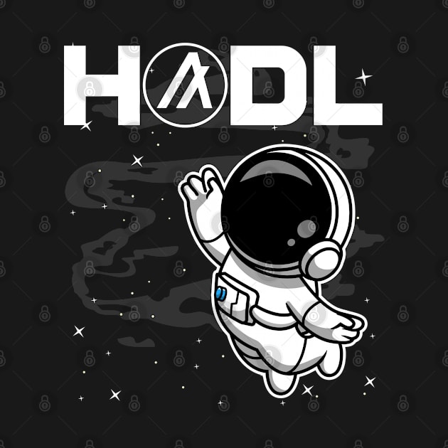 HODL Astronaut Algorand ALGO Coin To The Moon Crypto Token Cryptocurrency Blockchain Wallet Birthday Gift For Men Women Kids by Thingking About