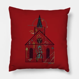 The Church of Ancient Horrors Pillow