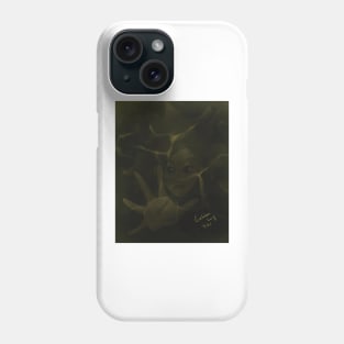 Creepy Mermaid in Murky Water Phone Case