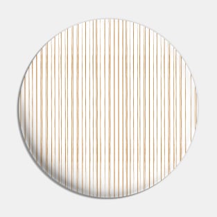 Thin Orange Lines Pin