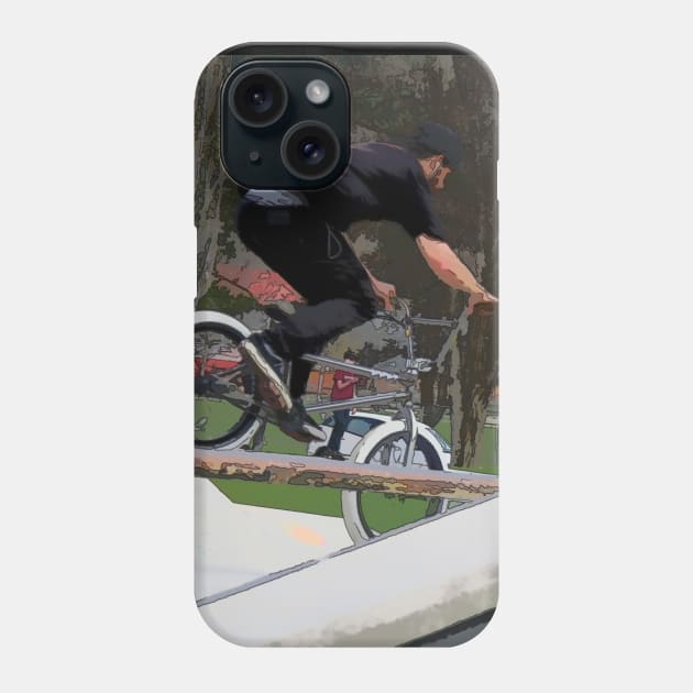 BMX Jump - BMX Rider Phone Case by Highseller