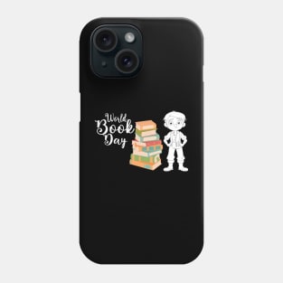 World Book Day Wimpy Funny Book Day Character Wimpy Pi Day Phone Case