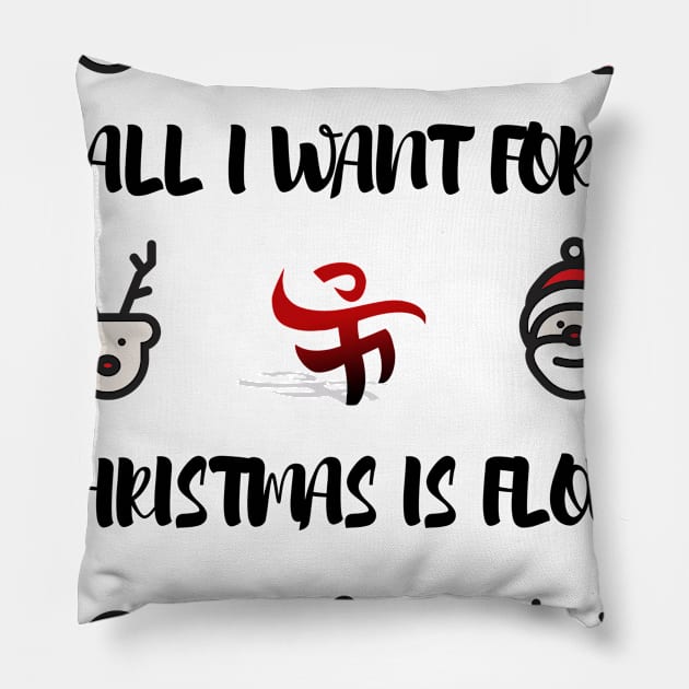 Christmas Flow Pillow by TaijiFit