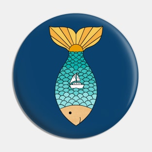 Nature ocean fish Pin