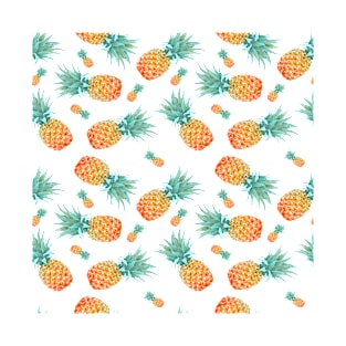 funny summer pineapples patterns T-Shirt