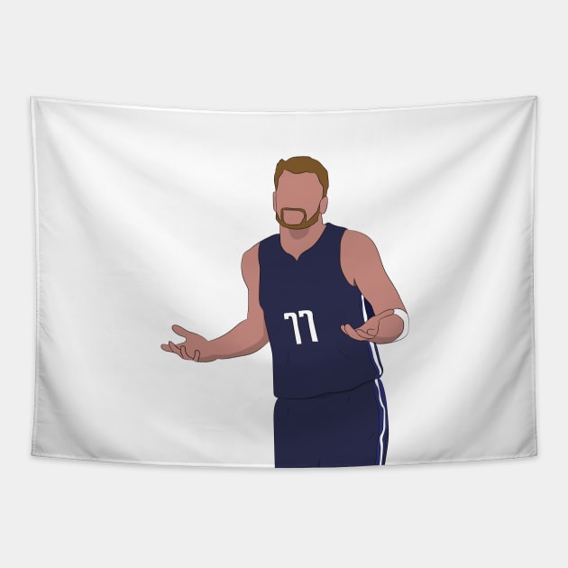 Luka Doncic Tapestry by SickSticksCo