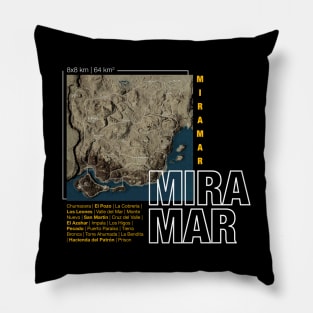 Miramar Map Pillow