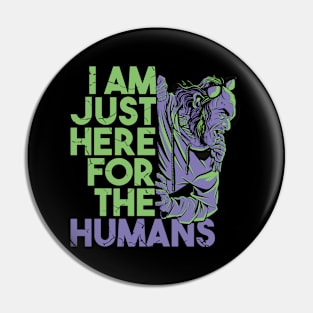 Zombie Human Fan Club Pin