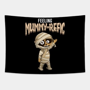 Funny Halloween Sloth Feeling Mummy-Refic Gift Tapestry