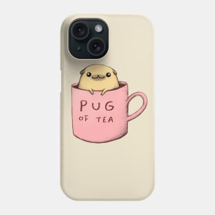 Pug of tea Phone Case