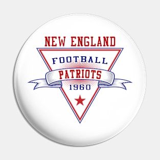 Retro New England Patriots Pin