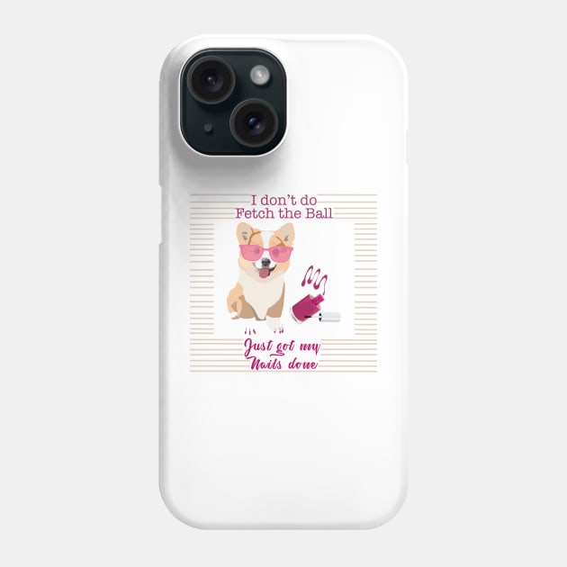 Manicure Puppy Phone Case by smoochugs