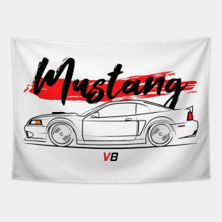 Muscle New Edge Stang Racing Tapestry