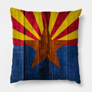 Flag of Arizona - Wood Pillow