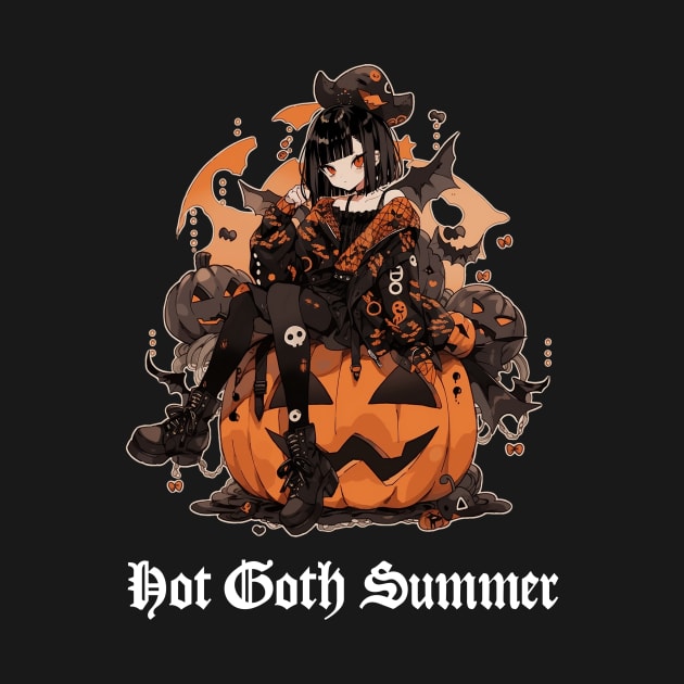 Hot Goth Summer - Kawaii Halloween Girl by Seraphine