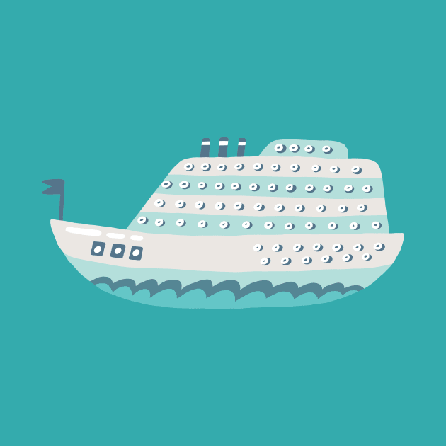 Cruise Ship by JunkyDotCom