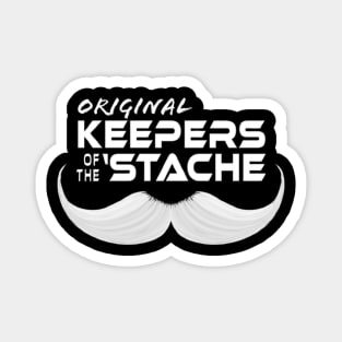 Keepers of the 'Stache Logo 3 Magnet