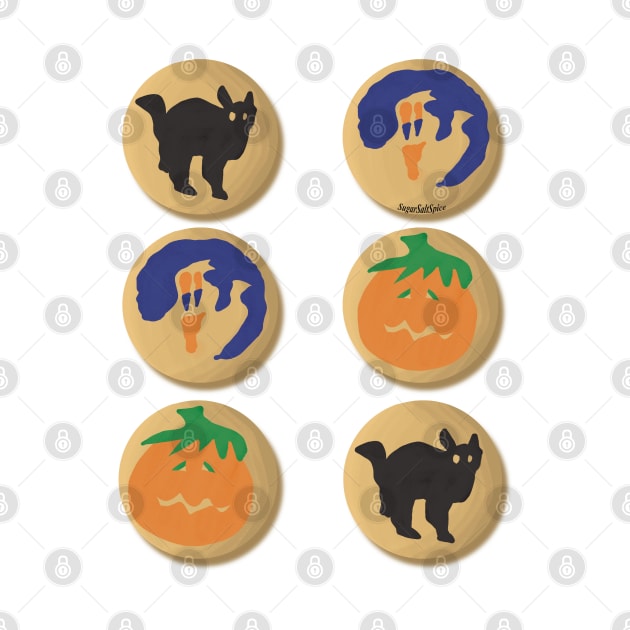 Halloween Sugar Cookies by SugarSaltSpice