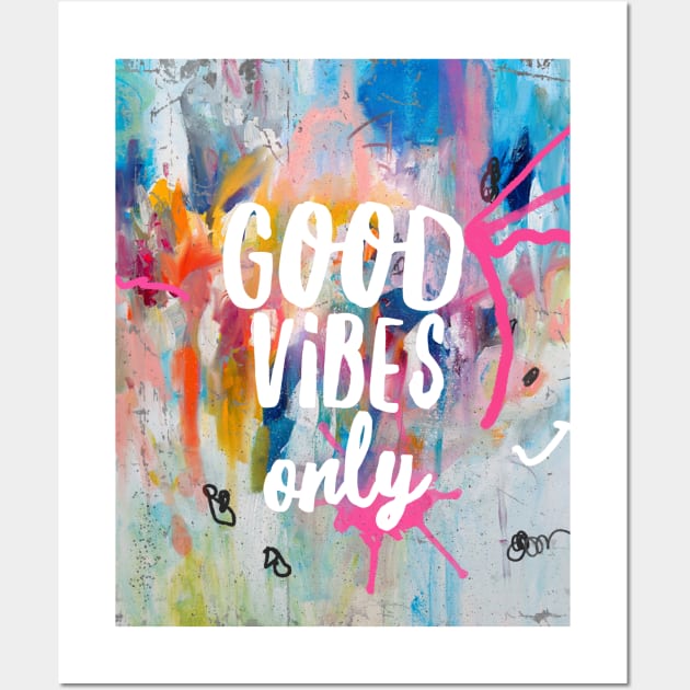 Good Vibes Only | Gold | Posters, Art Prints, Wall Murals | +250 000 motifs