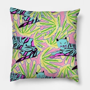 Roaring in a Beautiful Garden Pillow