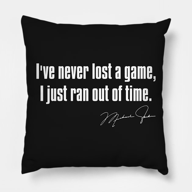 MIKEs Quotes - HOT TEEE!! INSPIRATIONAL Pillow by Buff Geeks Art