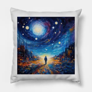 Starry Night Fantasy Pillow