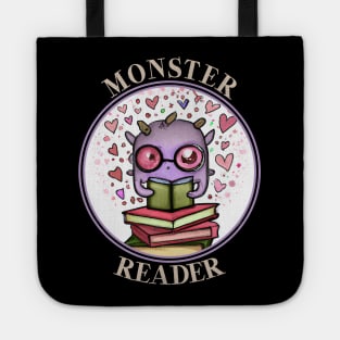 Librarian Monster Reader dark Tote