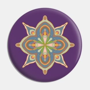 Within the Silence Mandala Pin