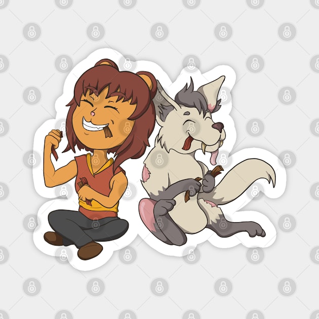 Jerky Friends Magnet by AoD