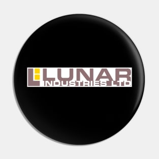 Lunar industries ltd logo on white rectangle Pin