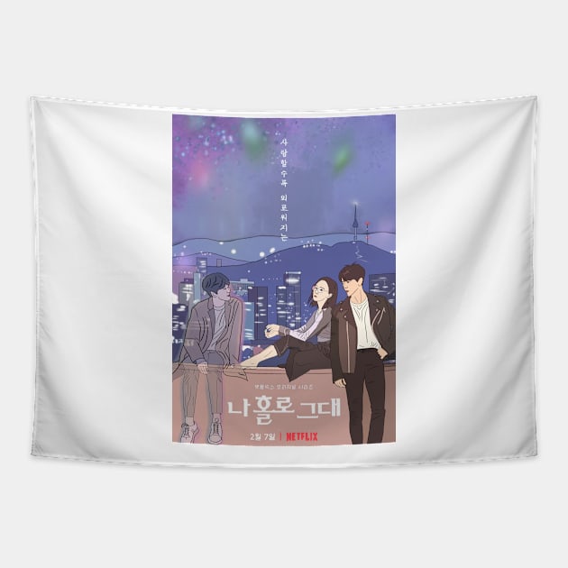 My holo love- k drama pop art poster Tapestry by SturgesC