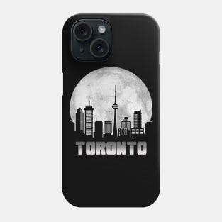 Toronto Canada Skyline Full Moon Phone Case