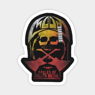 Eagles Of Death Metal EODM Skull Crossed Guitars Rock Band Magnet