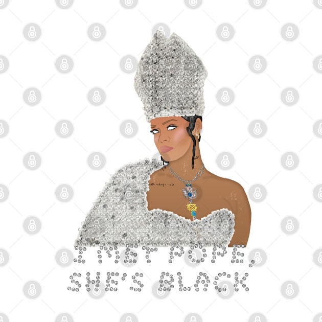 I Met Pope, She's Black. by LanaBanana