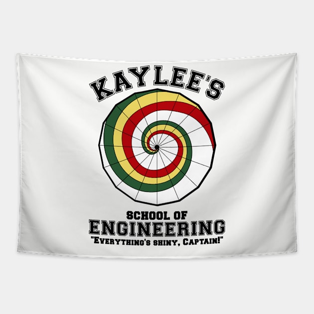 Kaylee's School of Engineering Tapestry by stevegoll68