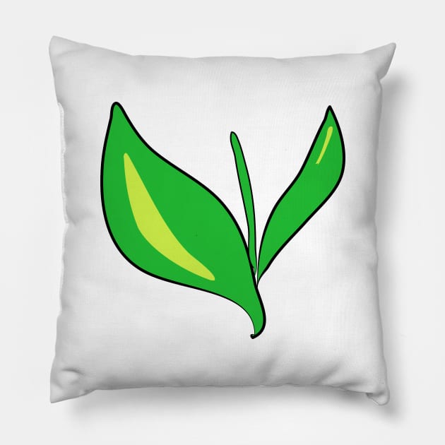 Sprout. Plant. Green leaf. Diet. Vegetarianism. Healthy lifestyle. Veganism. Proper nutrition. Health. Growth, organic. Pillow by grafinya
